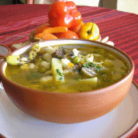 Chairo paceño (Bolivian soup)