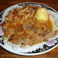 Beef with pepper