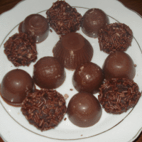 Bombones y trufas de chocolate