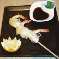 Camarões à japonesa