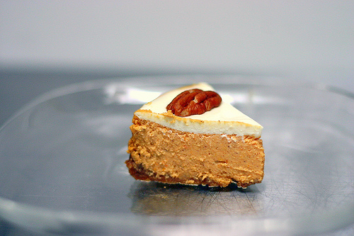 Bourbon Pumpkin Cheesecake