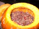 Dinner In A Pumpkin